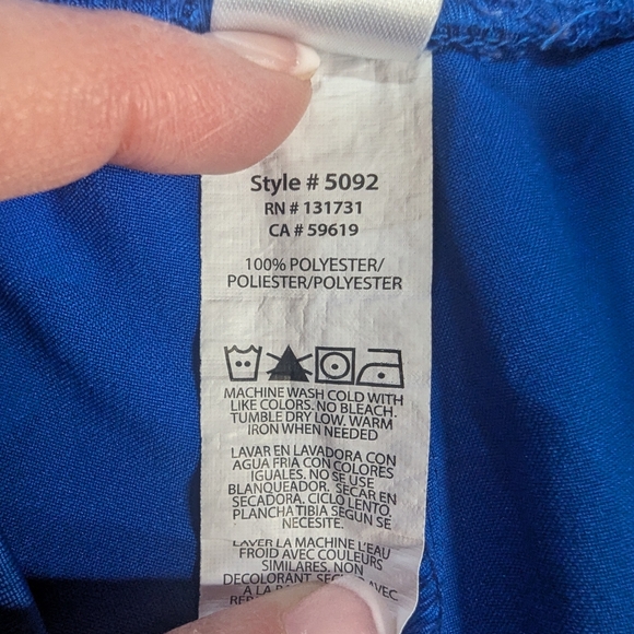 Maevn Scrub Joggers Women's XS Blue Stretch Nursing Work Pants 5092 Medical - Picture 7 of 10